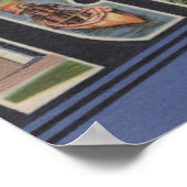 Petoskey, Michigan - Grote letterscènes Poster (Hoek)