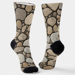 Petoskey Stone Abstract Sokken