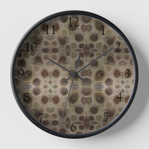 Petoskey Stone bruine bruine steenpatroon