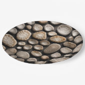 Petoskey Stone Collectie Papieren Bordje (Gekanteld)