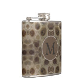 Petoskey Stone, Great Lake State, fossiel patroon Heupfles (Rechts)