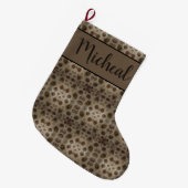 Petoskey Stone Grote Kerstsok (Voorkant (Hangend))