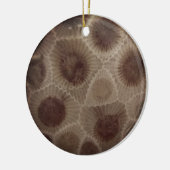 Petoskey Stone Keramisch Ornament (Links)