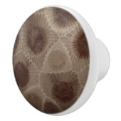 Petoskey Stone Keramische Knop (Rechts)