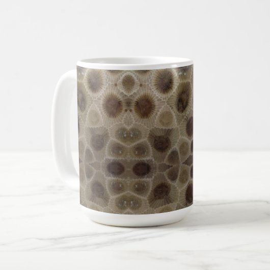 Petoskey Stone Koffiemok (Voorkant links)