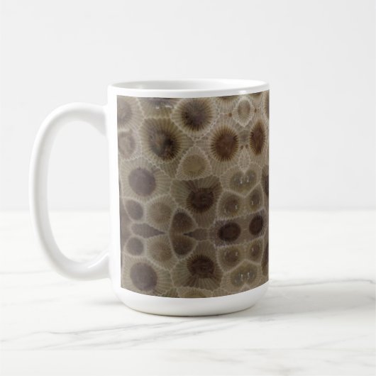 Petoskey Stone Koffiemok (Links)