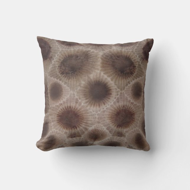 Petoskey Stone Kussen (Voorkant)