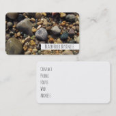 Petoskey Stone, Lake Michigan Kleurrijke Strand Ro Visitekaartje (Voorkant / Achterkant)