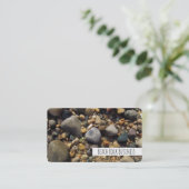 Petoskey Stone, Lake Michigan Kleurrijke Strand Ro Visitekaartje (Staand voorkant)