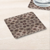 Petoskey Stone Michigan staat steen fossiel Kartonnen Onderzetters (Schuin)