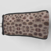 Petoskey Stone michigan state stone fossil Golfheadcover (Voorkant)