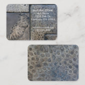 Petoskey Stone-ontwerp Visitekaartje (Voorkant / Achterkant)