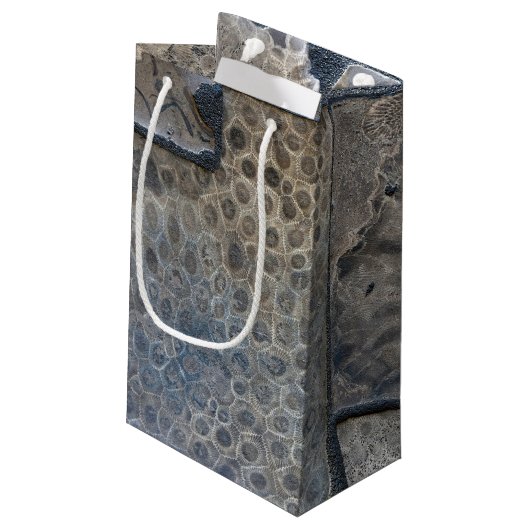 Petoskey Stone Pattern Klein Cadeauzakje (Achterkant Gekanteld)