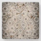 Petoskey Stone Pattern Stenen Onderzetter (Voorkant)