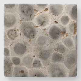Petoskey Stone Pattern Stenen Onderzetter