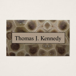 Petoskey Stone Visitekaartje