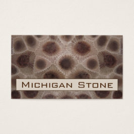 Petoskey Stone Visitekaartje