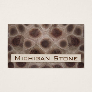 Petoskey Stone Visitekaartje