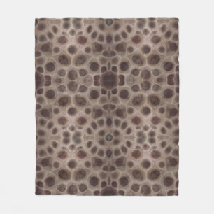 Petoskey Stones   Staatsteen Michigan Fleece Deken