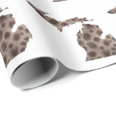 Petoskeystenen Cadeaupapier (Rol Hoek)