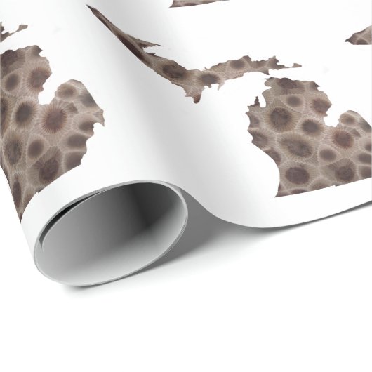 Petoskeystenen Cadeaupapier (Rol Hoek)