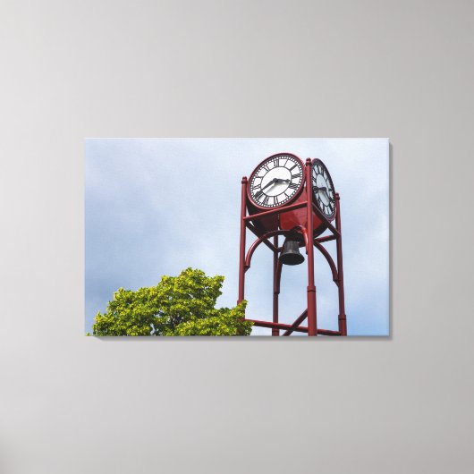 Petosky Tower Clock Canvas Afdruk (Voorkant)