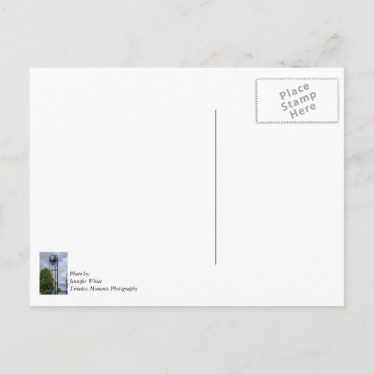 Petosky Tower of Time Briefkaart (Achterkant)