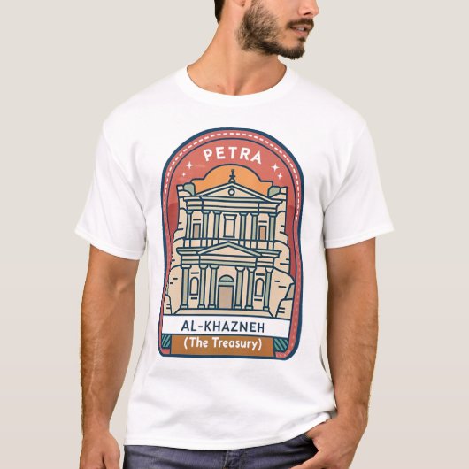 Petra Al-Khazneh (De Schatkamer) T-shirt (Voorkant)