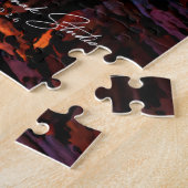 Petra bij kaarslicht legpuzzel (Zijkant)