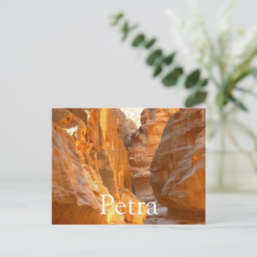Petra, Briefkaart Jordanië (Staand voorkant)