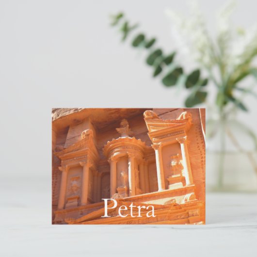Petra, Briefkaart Jordanië (Staand voorkant)