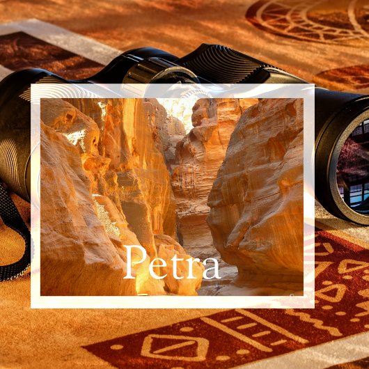 Petra, Briefkaart Jordanië