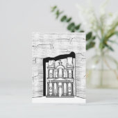 Petra El Khazneh tempel Briefkaart (Staand voorkant)