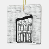 Petra El Khazneh tempel Keramisch Ornament (Links)