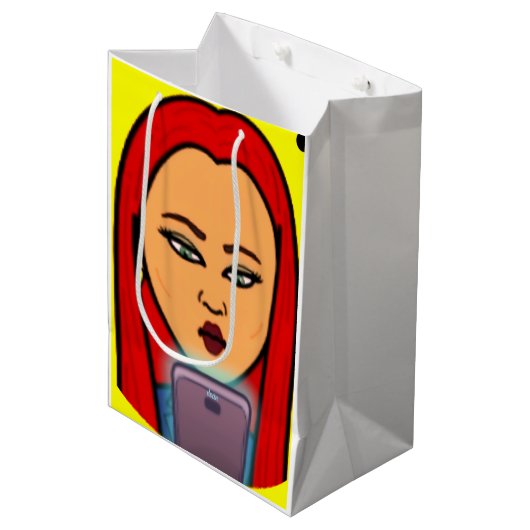 Petra geschenktas medium cadeauzakje (Voorkant Gekanteld)
