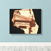 Petra glimp canvas afdruk (Insitu (Houten vloer))