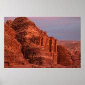 Petra - Het klooster Poster (Voorkant)