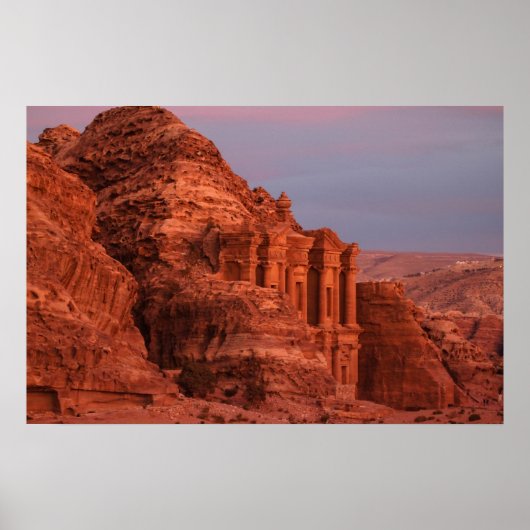 Petra - Het klooster Poster (Voorkant)