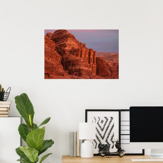 Petra - Het klooster Poster (Thuiskantoor)