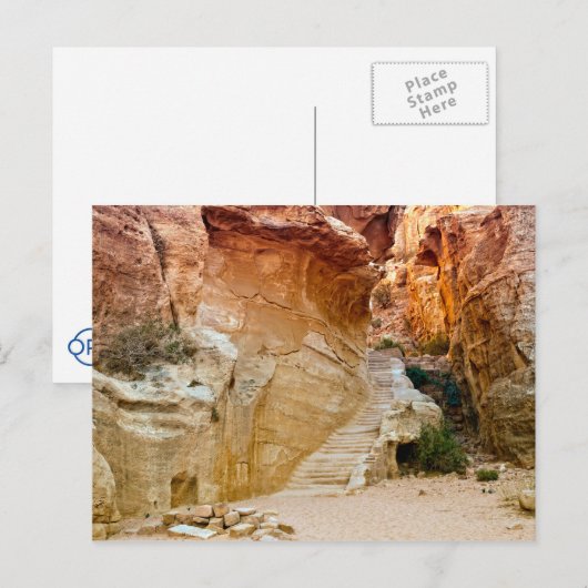 Petra Jordan briefkaart (Voorkant / Achterkant)