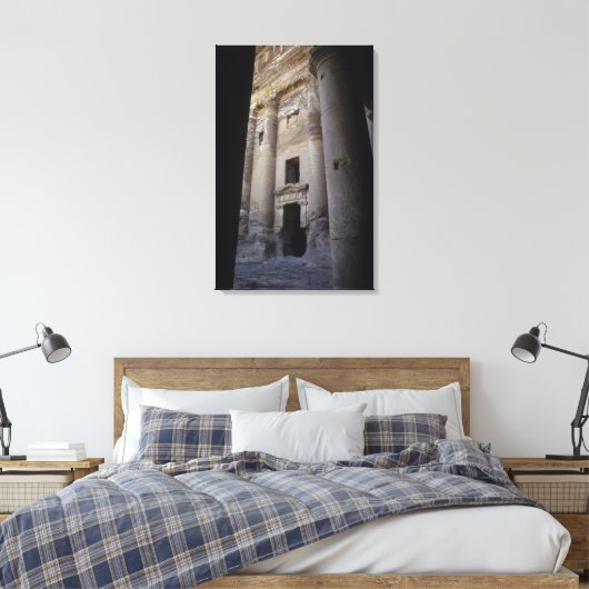 Petra - Jordan Canvas Afdruk (Insitu (Slaapkamer))