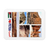 Petra - Jordan - I Love - Magnet Magneet (Horizontaal)