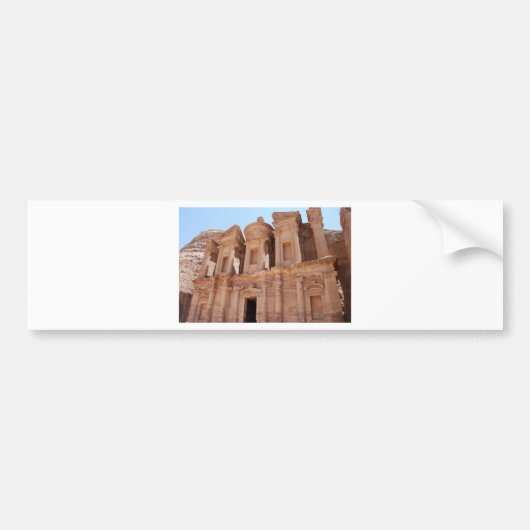 Petra Jordan Palace Tomb Bumpersticker (Voorkant)