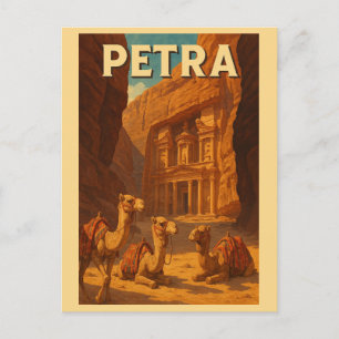  Petra Jordan Reizen Briefkaart