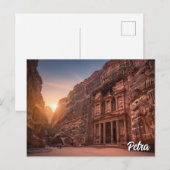 Petra Jordan Reizen Briefkaart (Voorkant / Achterkant)