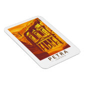 Petra Jordan Sunset Travel Art Vintage Magneet (Rechterzijde)