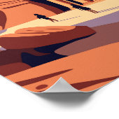 Petra Jordan Travel Art Poster (Hoek)