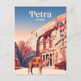 Petra Jordanië Briefkaart