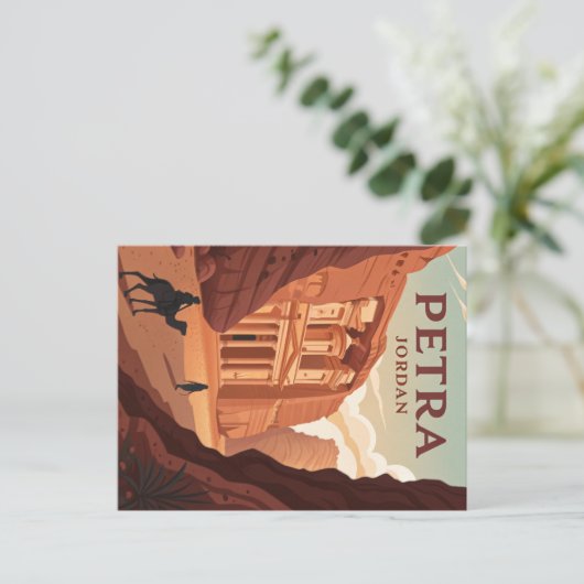 Petra, Jordanië Briefkaart (Staand voorkant)
