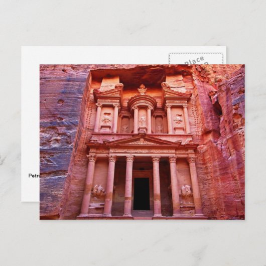 Petra, Jordanië Briefkaart (Voorkant / Achterkant)